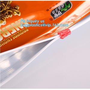 China O saco Ziplock do empacotamento plástico do slider inferior quadrado para o gato do cão, a parte inferior do selo do quadrilátero e a carga da parte inferior metalizou o slider do filme supplier