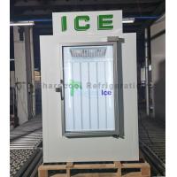 China Indoor Fan Cooling Bagged Ice Merchandiser Glass Door With Heater on sale