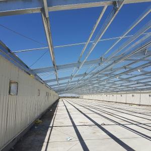 Painting Livestock Farm House Weld Bolt Prefab Steel Warehouse