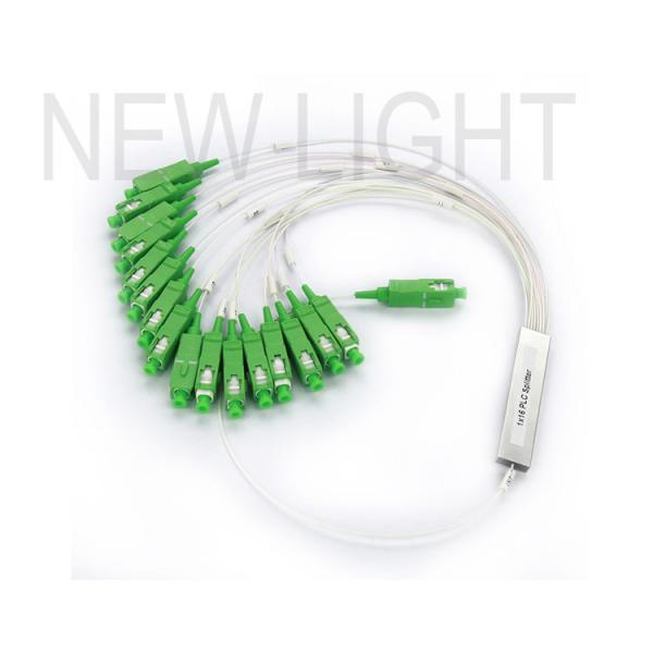 China Connecteur SC/APC Single-mode 900μm Fibre 1x2 Splitter PLC sans bloc avec faible perte d'insertion et conception compacte supplier