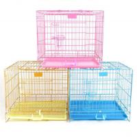 China Stainless Steel Collapsible Dog Cage For Large Medium And Small Pet on sale