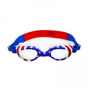 American Flag Fog Proof Swim Goggles , Anti - Leak Triathlon Swimming Goggles