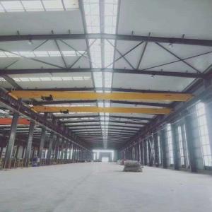 China 1-20 Ton Electric Power Single Girder Overhead Crane With Electric Hoist supplier