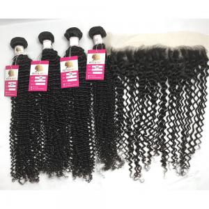 China 100g Curly Human Hair Weave on sale 