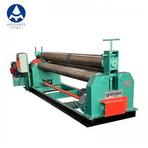 China 12mm Max Rolling Thickness 380V/50Hz 3 Roller Bending Machine Heavy Duty Electric Slip Rolling Machine supplier