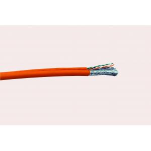 China Cat5e FTP Ethernet Lan Cable 24AWG , Lan Network Cable PE Insulation High Speed,add power supply cords supplier