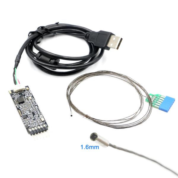 1Módulo de cámara de endoscopio de diámetro de.6 mm Módulo de cámara USB médico OV6946