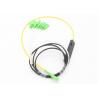 China Micro - Sealing Type 1*8 Fiber Optic PLC Splitter With Inlet 2mm Cable And Outlet 0.9mm Cable wholesale