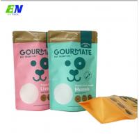China PLA Biodegradable Stand Up Pouch Dog Food Bags Plastic Pouch With Zipper on sale