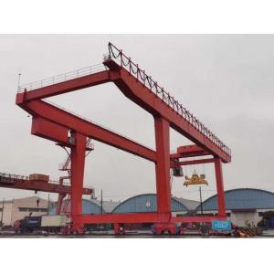 China Outdoor Rail Mounted Gantry Crane Electric Hoist Container Lifting 40 Ton 50 Ton supplier