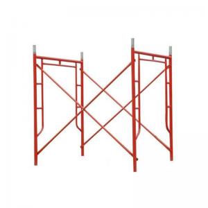 High Load Capacity Steel Frame System Scaffolding for Spray Plastic and Construction