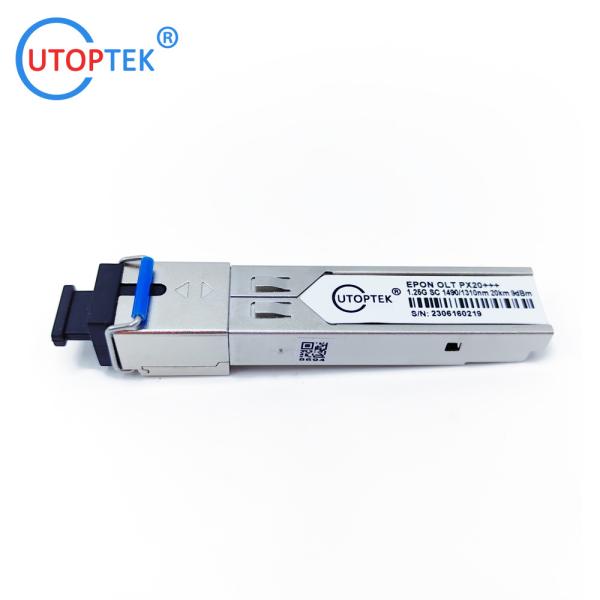 EPON OLT PX20++++ >9.5dBm 1.25Gbps SFP Tx1490nm/Rx1310nm with SC 20km for V-Sol/ODI/Hioso equipment