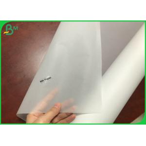 90gsm White Translucent tracing Paper Roll 1100mm * 50m For Artist Drawing