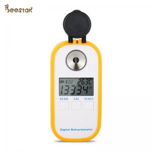 China Yellow Plastic Honey Measuring equipment Digital Honey refractometer supplier