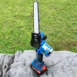 10 Inch One Hand Lithium Battery Chainsaw Machine Small Electric Cordless