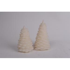 China Pine Scent Cone Realistic Luminara Tea Light LED Remote Control For Christmas OEM supplier