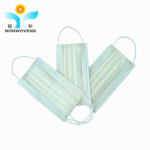 OEM Disposable 3 Ply Face Mask Eco friendly with Non latex ear loops