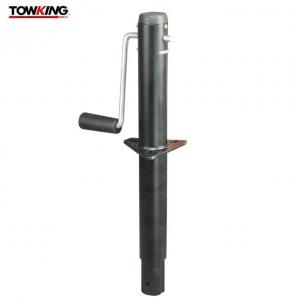 A Frame Trailer Jack Stand Round Tube Black 2,000lbs Capacity 15" Lift