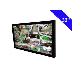 China Ultra Slim 32 TFT BNC CCTV Monitor IR Receiver Auto Eliminate Blur Function supplier