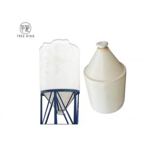 1500L 5000L Industrial Plastic Conical Fermentation Tank For Wine In White