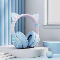 China ABS Wireless Kids Earphones Luminous Bluetooth Earphones With Microphone on sale