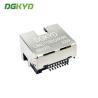 China SMD Sinking Plate Type 8P8C Modular Female RJ45 LED Connector DGKYDCB421188GWW6SB1075 wholesale