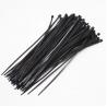 China White / Black PA66 Nylon Cable Ties Cable Wraps Self-locking Aging-Resistant wholesale