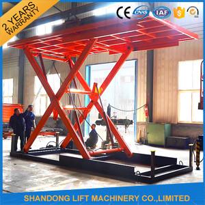 China High Pressure Oil Pump Hydraulic Portable Scissor Lift Table for Home Garage  supplier