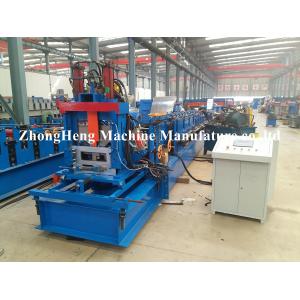 China Steel Profile C Z Purlin Roll Forming Machine Hydraulic motor 80mm - 300mm width supplier