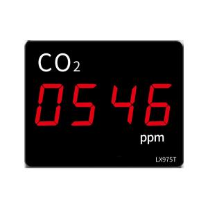 China LX975T-A Air Quality Monitor with CO2  Real Time Detection  Large LED  Display Built-in  Probe for Home Office School Indoor Use wholesale