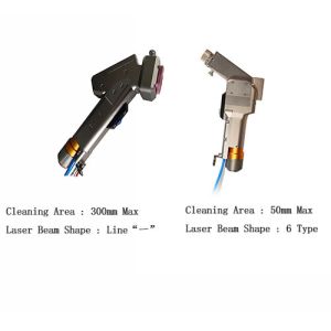 China Cabeza de limpieza láser portátil, pistola de eliminación de óxido láser para eliminar manchas de pintura supplier