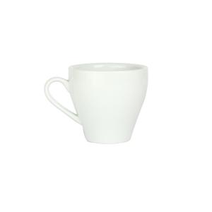 China Durable Ceramic Porcelain Coffee Cup 220cc Crown Shape Eco Friendly wholesale