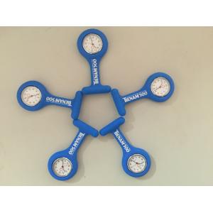 Personalized Dark Blue TIENAM Silicone Rubber Nurse Watch Fob Watch White Face ,For Promotion Gift
