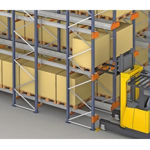 China High Accessing Rate Pallet Shuttle Racking Capacity Massive With 24 Hours Auto Working supplier