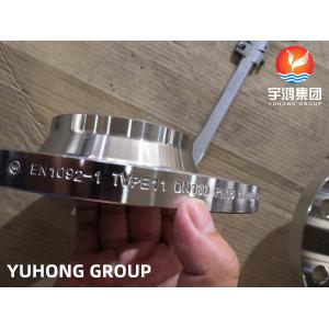 EN1092-1 Type11 1.4404 Forged Stainless Steel Weld Neck Raised Face Flange B16.5