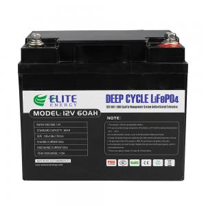 China Solar Lithium Phosphate 60Ah 12V LiFePO4 Battery Pack Deep Cycle supplier