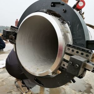 China Split Frame Clamshell Cutting Machine 3"–8" Efficient Performance With Cold Cutting Technology wholesale