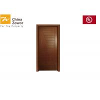 China BS476 Customized Teak Wood Fireproof Wooden Doors For Hotel/Baking Paint Finish on sale