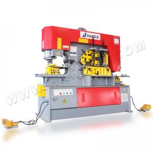 High Efficiency Metal Iron Worker Hydraulic Ironworkers With Double Cylinder Machine