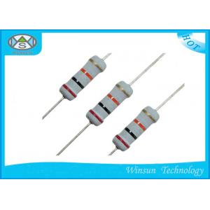 China High Reliability Metal Oxide Resistor , Gray Small Size 470 Ohm 1 Watt Resistor supplier