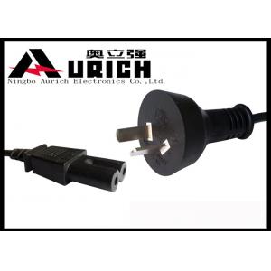 IRAM Approval Two Prong Argentina Power Cord With IEC C7 Plug 10A 250V
