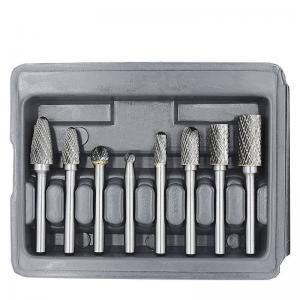 10 PCS Grey Box Grinding Tungsten Carbide Rotary Burr Set for Industrial Applications