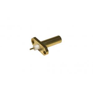 2 Holes Flange Mount Connector MCX Female Straight Outdoor Coaxial Cable Connectors