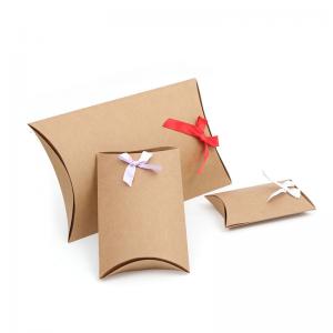 Creative underwear packaging paper pillow gift box with bow tie