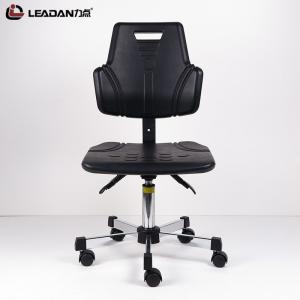 Polyurethane Foam Ergonomic ESD Chairs Non Slip Surface 5 Star Electroplating Base