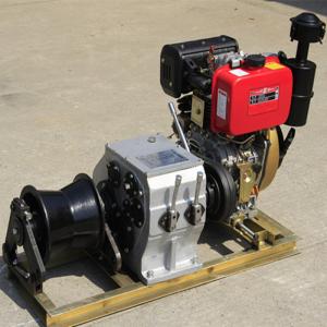 Small / Big Model Marine Winch Durable With 600KN~4500KN Drum Brake Load