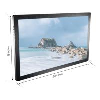 China 32 Inch Indoor Split Screen Black Android TFT Advertising Equipment for Retail Store on sale