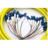 China 24 Core Multi Fiber Break Out Cable LC/UPC-LC/UPC Strip on 0.9mm tight buffer wholesale