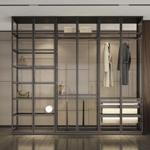 Waterproof Aluminium Frame Furniture Walk In Robe Cabinetry For Dressing Room