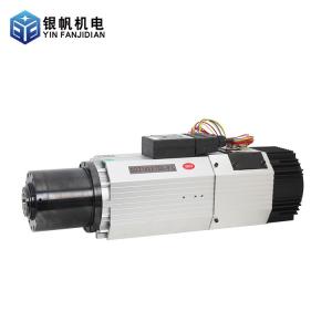 ISO30 9kw CNC Spindle Motor with High Speed Automatic Tool Changer and Air Cooling